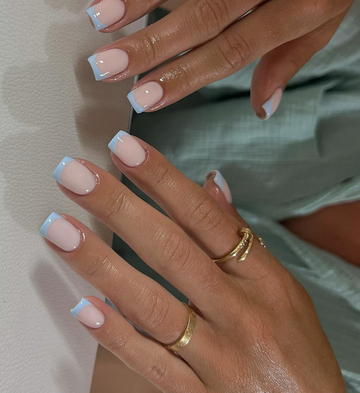 Kurze Acrylnägel