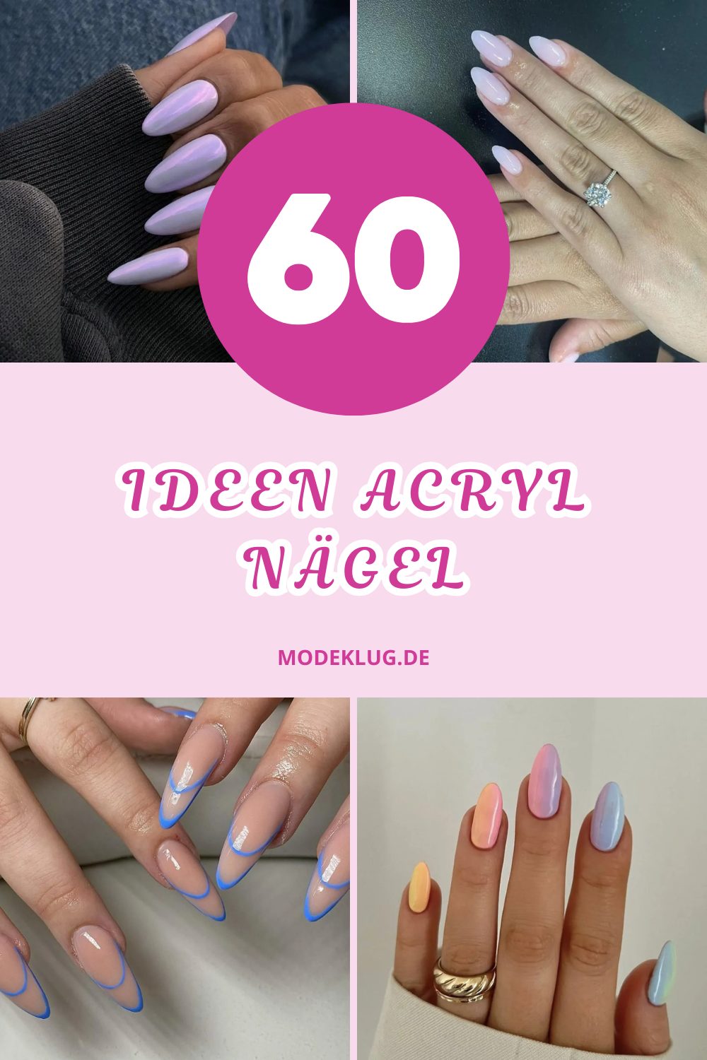 ideen acryl nägel